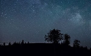 Image shows a starry sky.