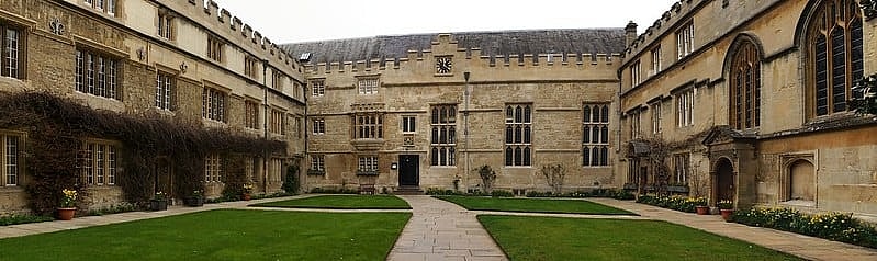 Image shows Jesus College, Oxford.