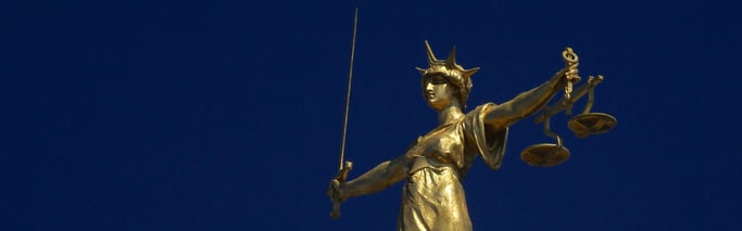 Lady Justice at the Old Bailey