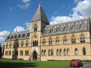 Image shows the Museum of Natural History in Oxford.