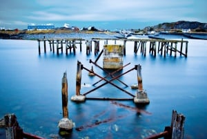 Image shows the jetty at the beautiful island of Easdale.