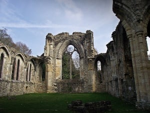 Image shows Netley Abbey.