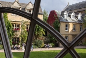 Image shows Hertford College, Oxford.