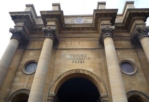 Image shows the Oxford University Press building. 
