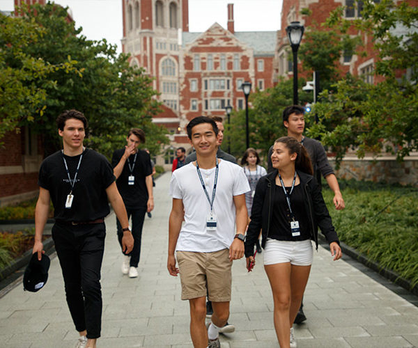 Ivy League Experience Summer School Yale - image of multi-cultural students walking