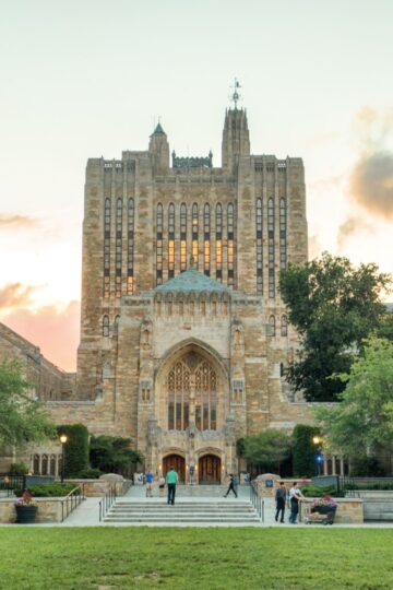 Yale summer school, experience life at Yale University, main building